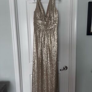 Christina Gold Sequin Dress